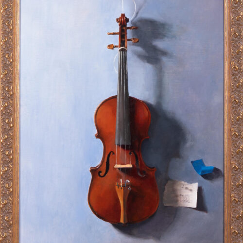 Still life with violin