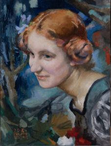 Mastercopy after Edgar Maxence’s “Portrait de jeune fille"